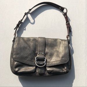 Silver Coach Bag
